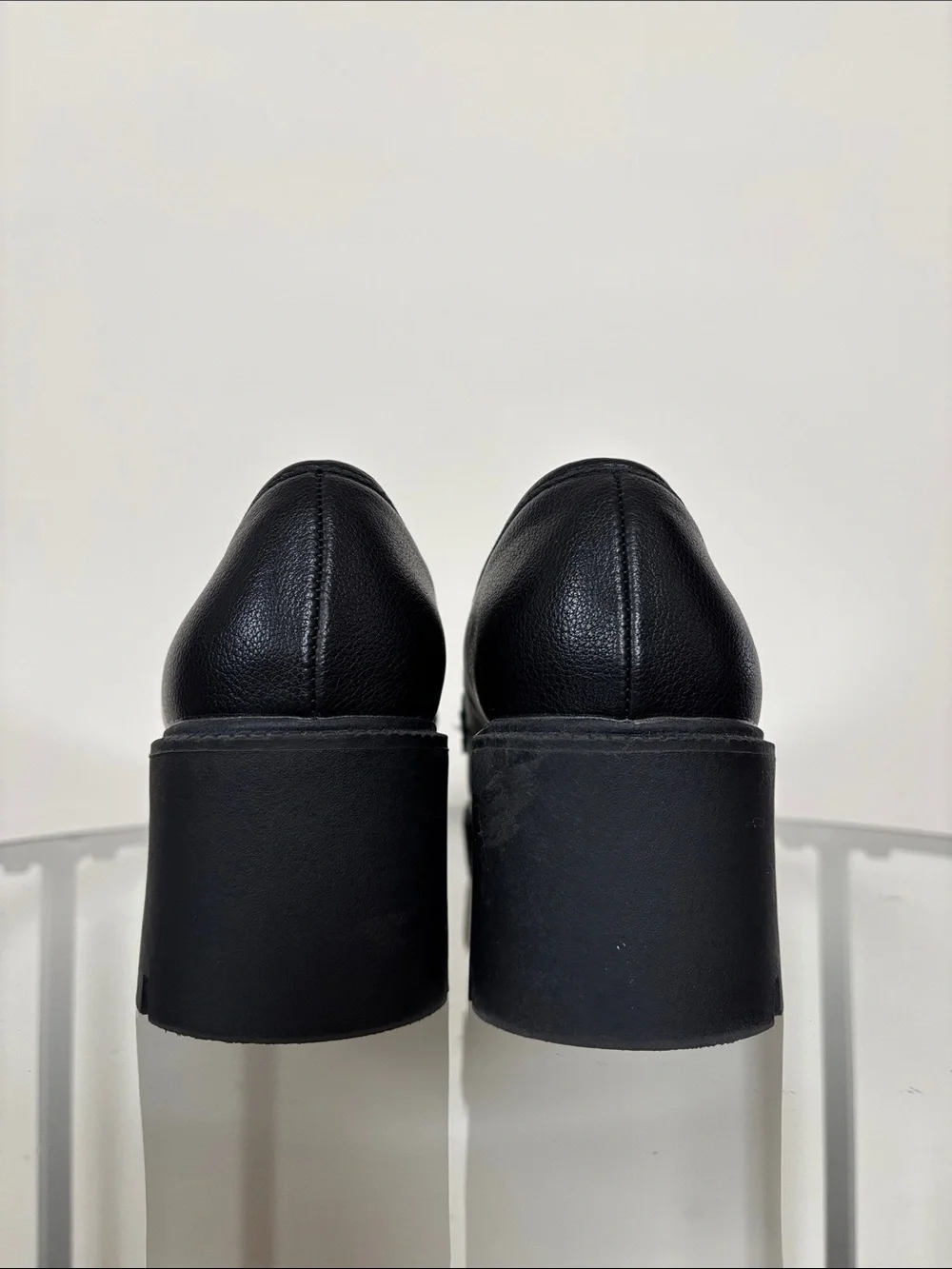 Dolce Vita Classic Black Chunky Heel Loafer Women’s Neeka Size 8 Work Office